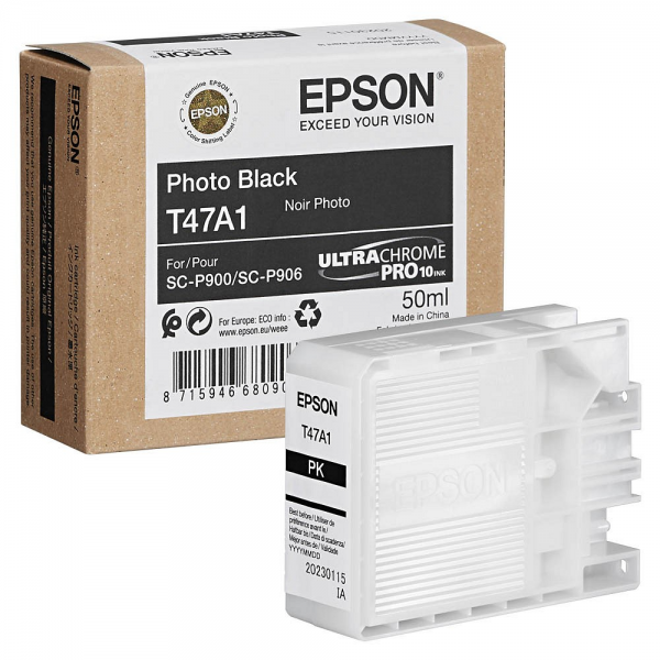 Epson T47A1 Tinte Photo Black für Epson SureColor SC-P900 C13T47A100
