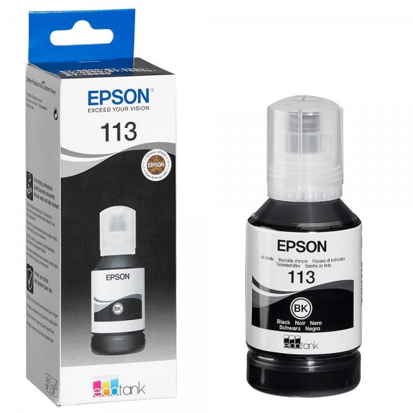 Epson 113 EcoTank Tinte schwarz Epson ET-5170 ET-5800 ET-5850 ET-5880 ET-16600 ET-16650 C13T06B140