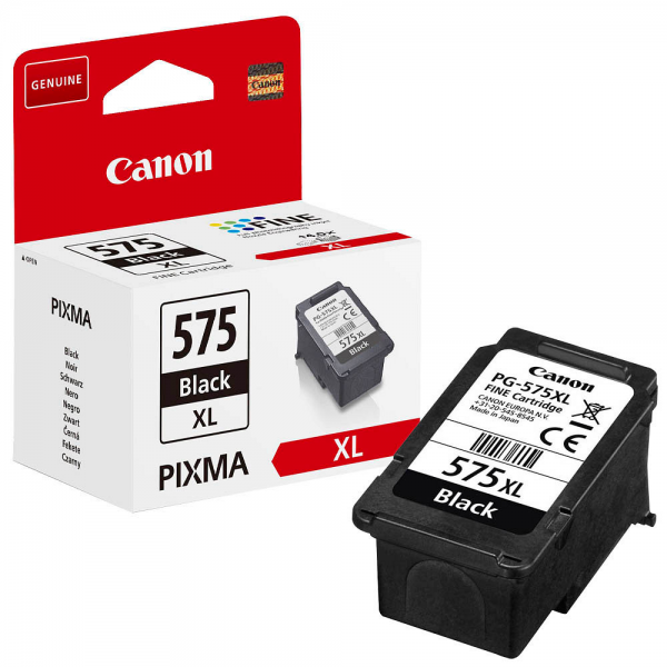 Canon PG-575XL Tinte Schwarz 15ml Hohe Ergiebigkeit Canon PIXMA R4750i TR4751i TS3550i TS3551i