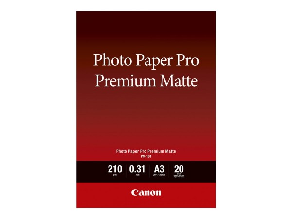 Canon Photo Paper Premium Matte A3 20 Blatt