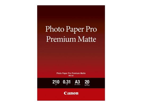 Canon Photo Paper Premium Matte A3 20 Blatt