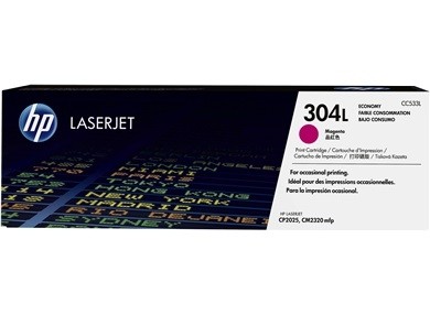 HP 304L Toner für Color LaserJet CP2025, CM2320MFP MAGENTA CC533A
