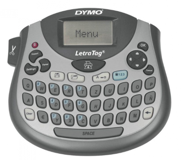 Dymo LetraTag LT-100T Beschriftungsgerät silber S0758370