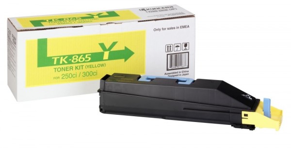 Kyocera TK-865Y Toner Yellow für TASKalfa 250ci 300ci 1T02JZAEU0