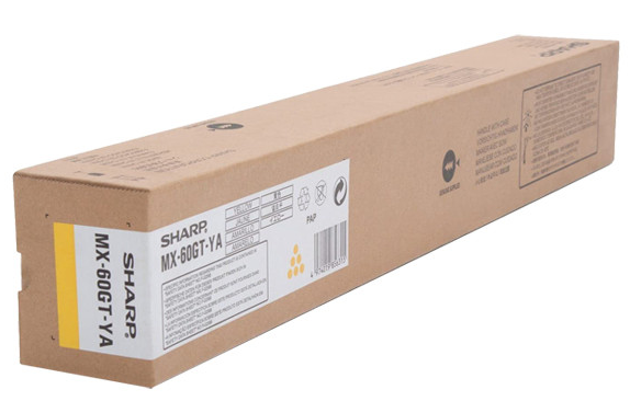 SHARP MX-60GTYA Toner Yellow Sharp MX-3050 Sharp MX-4050 MX-5050 MX6050