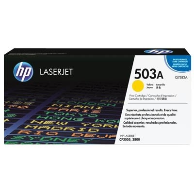 HP 503A Toner Yellow für LaserJet 3800 CP3505 Q7582A