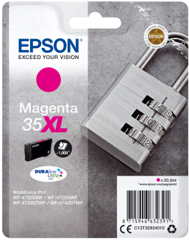 EPSON 35XL Tintenpatrone C13T35934010 Magenta WF-4720DWF WF-4730DTWF