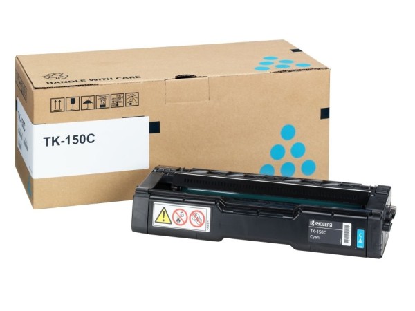 Kyocera TK-150C Toner Cyan Original Kyocera FS-C1020MFP Kyocera C1020MFP Plus