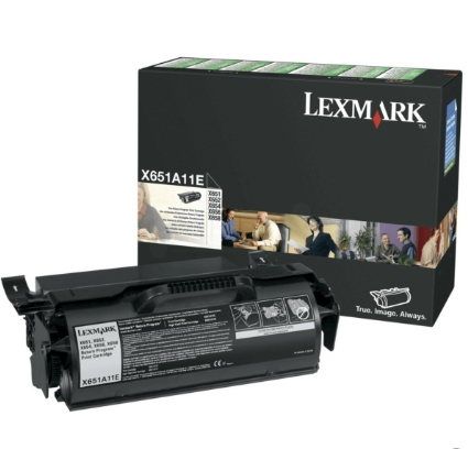 Lexmark X651A11E Toner Black für X651 X652 X656 X658