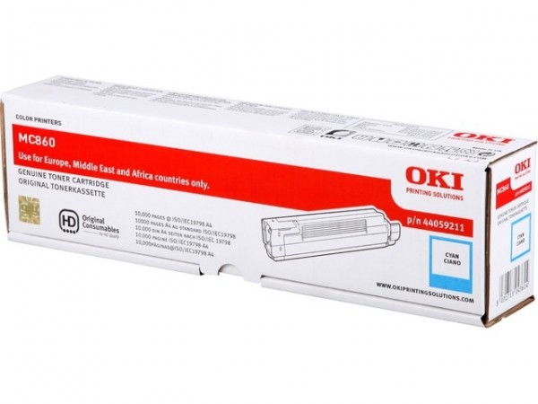 OKI Toner Cyan für MC860 MC860DN 860CDXN 44059211