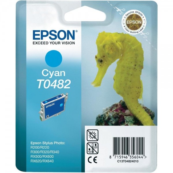 Epson Tintenpatrone T0485 Light Cyan für Stylus Photo R200 R220 R300 R320