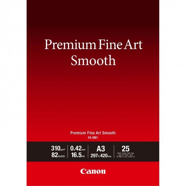 Canon FA-SM1 A3 Fine Art Papier 310 g/m² 25 Blatt