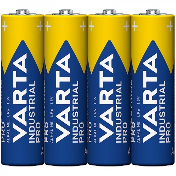 Varta 4006 Industrial Pro Mignon AA Batterie 4er Folie