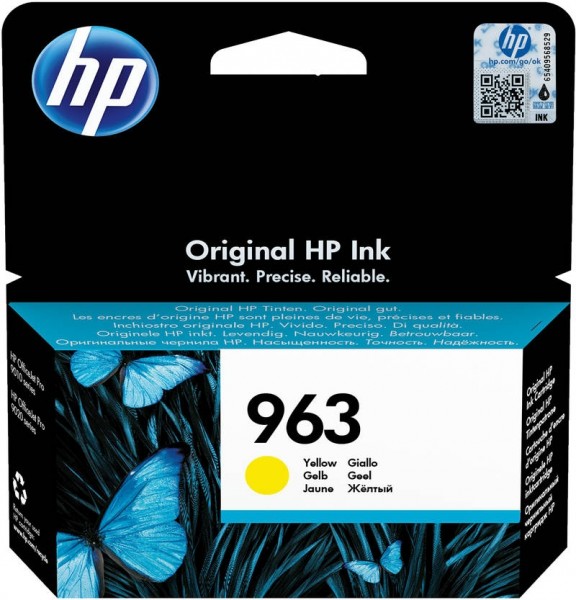 HP 963 Tintenpatrone gelb für OfficeJet Pro 9010 9012 9014 9015 3JA25AE