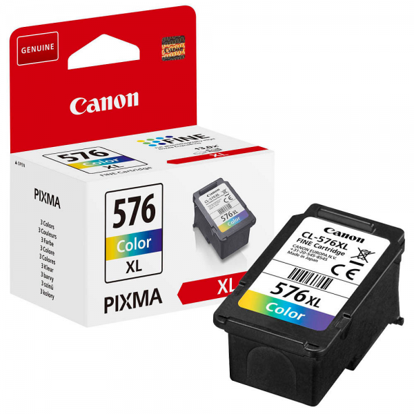 Canon CL-576XL Tinte Color CMY Hohe Ergiebigkeit Canon PIXMA R4750i TR4751i TS3550i TS3551i