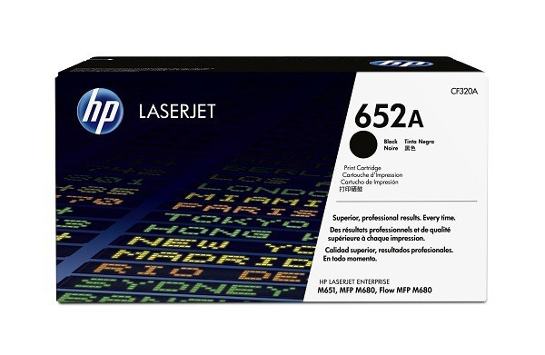 HP 652A Toner Black CF320A HP Color LaserJet Enterprise M651 M680