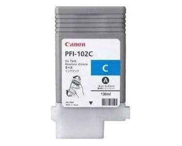 Canon Tinte PFI-102C Cyan IPF-500 iPF-600 610 650 IPF-750 iPF-755 760 iPF-765 0896B001