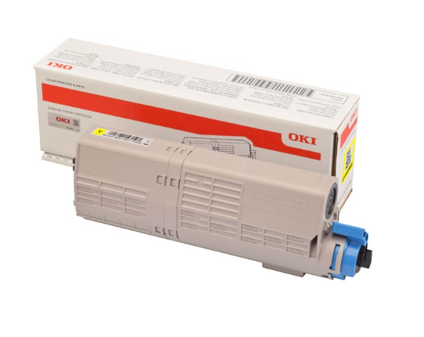 OKI Original Toner Yellow C500 MC500 OKI C532dn OKI C542dn OKI MC563dn OKI MC573dn 46490605 6.000 S