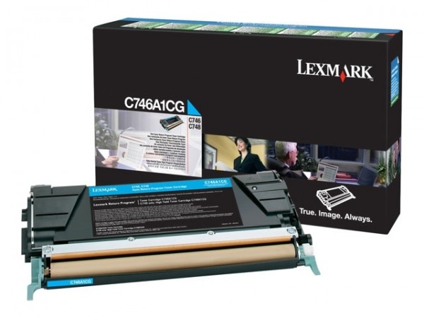 Lexmark C746A1CG Toner Cyan Lexmark C746dn C746dtn C746n C748de C748dte C748e