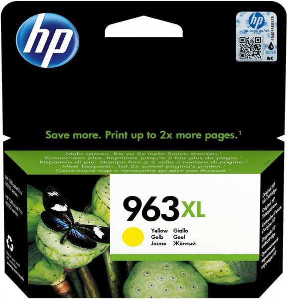 HP 963XL Tintenpatrone gelb für OfficeJet Pro 9010 9012 9014 9015 3JA29AE