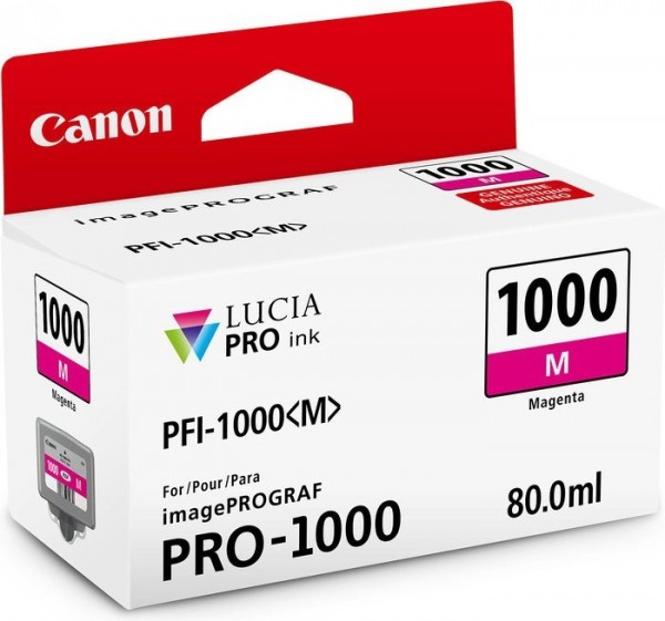 Canon PFI-1000M Magenta 80ml Canon imagePROGRAF Pro-1000 0548C001