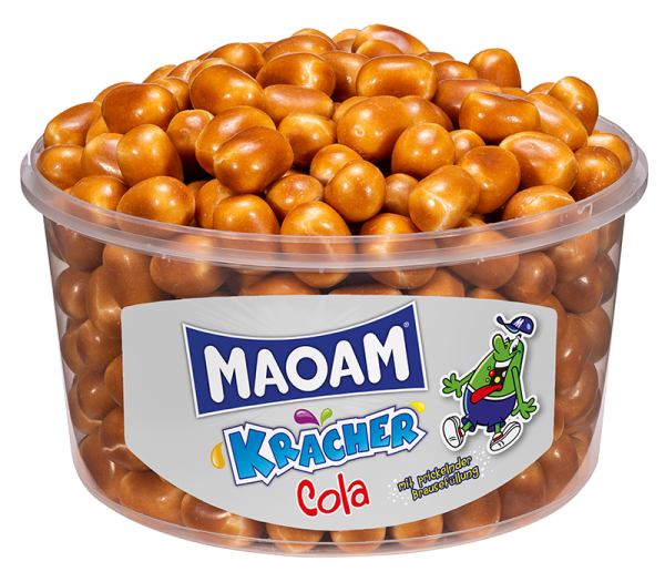 MAOAM Kracher Cola Dose 1.200g Kaubonbon Dragees