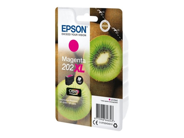 Epson 202XL Tinte Magenta Expression Premium XP-6000 XP-6005 C13T02H34010