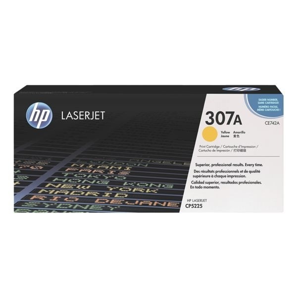 HP 307A Toner Yellow CE742A für Color LaserJet CP5220 CP5225 CE742A