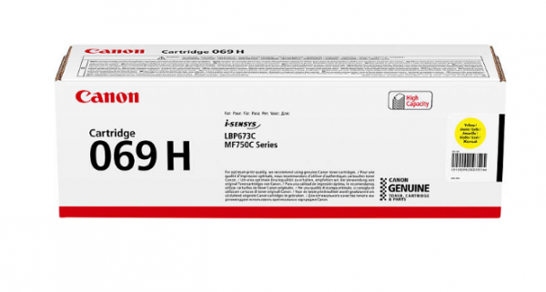 Canon 069HY Toner gelb 5095C002 Canon i-SENSYS LBP673Cdw LBP673dw MF752Cdw MF754Cdw