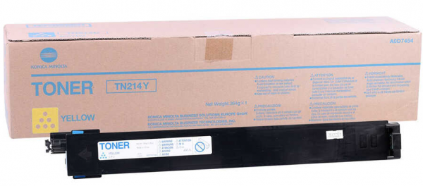 Konica Minolta A0D7254 Toner Yellow TN-214Y für Bizhub C200