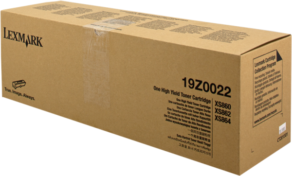 Lexmark 19Z0022 Toner Black für XS860de XS862de XS864de LRP