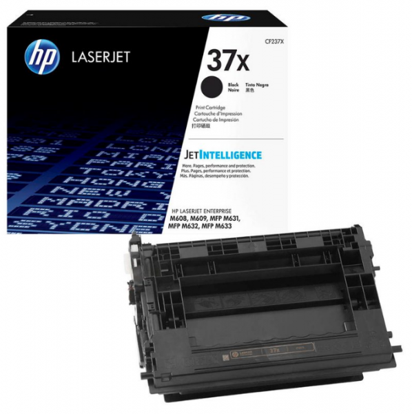HP 37X Toner Black für LaserJet Enterprise M608 M609 MFP M631 CF237X