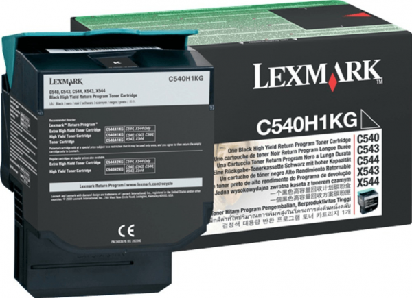 Lexmark C540H1KG Toner Black C540 C543 C544 X544 X546