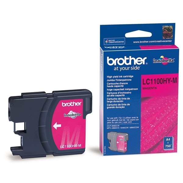 Brother Tintenpatrone Magenta LC1100HYM MFC-6890CDW MFC-5890CN