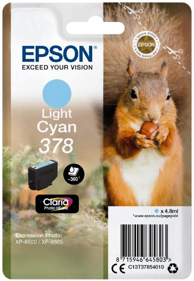 Epson T378 Tinte Light Cyan Expression Photo XP-8500 XP-8505 C13T37854010