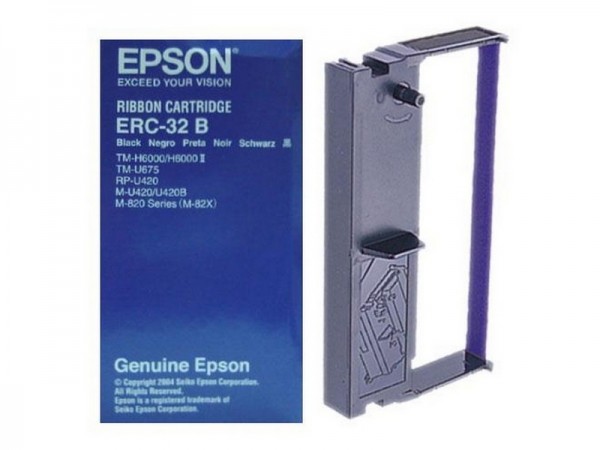 Epson ERC-32B Farbbandkassette schwarz für TM-U675 TM-H6000 Serie