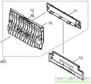 Kyocera Cover Rear Assy SP 302MS94041 FS-2100 M3040 M3540 P3045dn