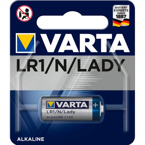 Varta LR1 Batterie Alkali Lady "N" Blister 4001 MX9100