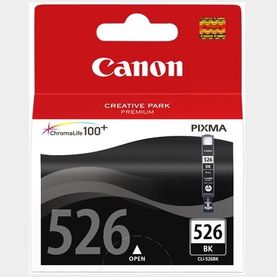 Canon Tinte Black CLI-526BK für Pixma IP 4850 4950 MG5150 5250 8150 MX715 885 4540B001
