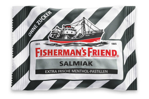 Fisherman''s Friend Extra Frische Menthol Pastillen mit Salmiakgeschmack mit Süßungsmittel