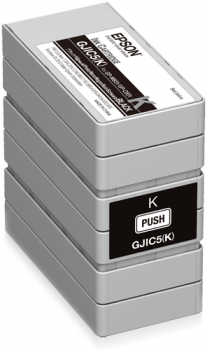 Epson GJIC5 Tintenpatrone Black für GP-M831 ColorWorks C831