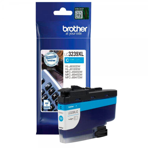 Brother LC-3239XLC Tintenpatrone Cyan für HL-J6100DW MFC-J5945DW MFC-J6945DW MFC-J6947DW