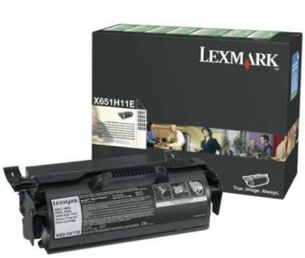 Lexmark X651 X652 X656 X658 Cartridge Black Rückgabe X651H11E