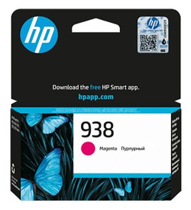 HP 938 Magenta 4S6X6PE HP Officejet Pro 9110b 9120 9120b 9120e 9130b 9130e 9720e 9730e