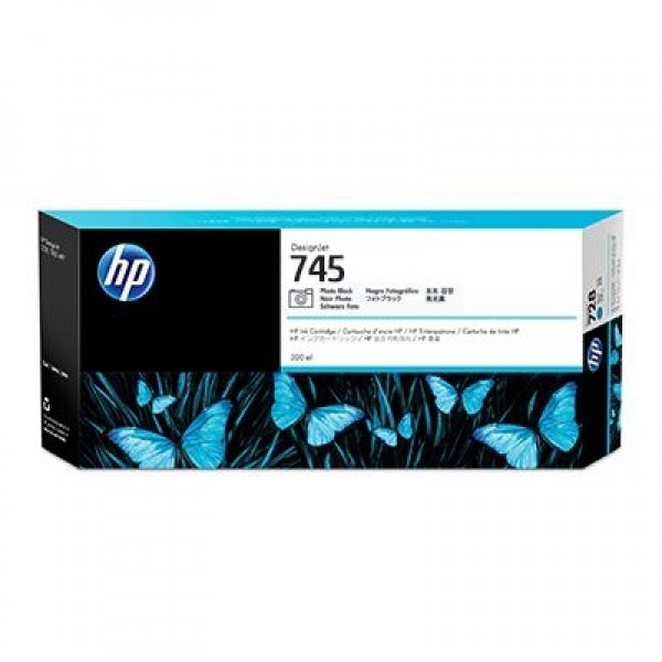 HP 745XL Tintenpatrone Photo Black 300 ml für DesignJet Z2600 Z5600 F9K04A