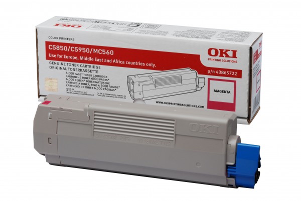 OKI Toner Magenta Original C5850 C5950 MC560 43865722