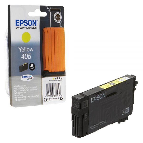 Epson Tintenpatrone 405 yellow C13T05G44010 für WorkForce Pro WF-C3820DWF WF-C3825DWF WF-C4820DWF