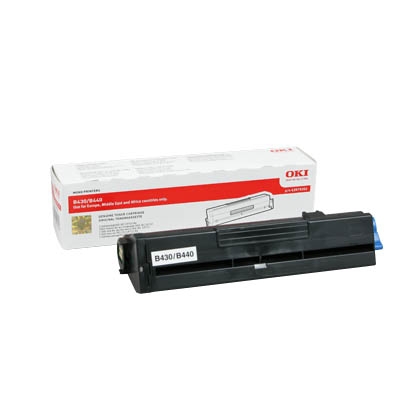 Cartucho De Toner Original Oki 43979201 B420 B430 Negro