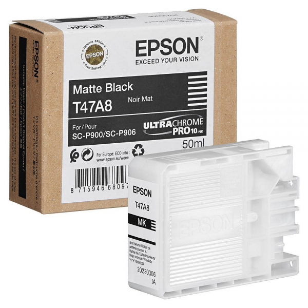 Epson T47A8 vivid Tinte mattschwarz für Epson SureColor SC-P900 C13T47A800