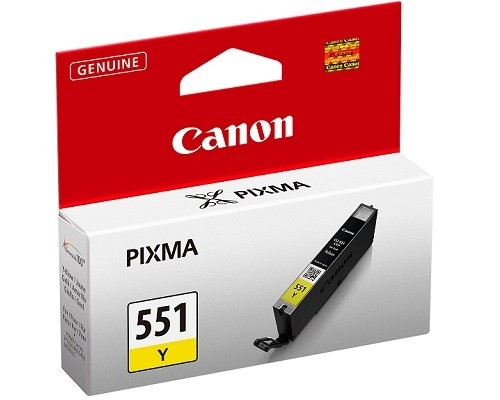 Canon CLI-551C Tinte Yellow MG5450 MG6350 MG6600 7100 7500 MX925 IP7250 iP8700 iX6800 6511B001